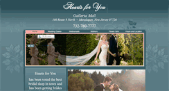 Desktop Screenshot of heartsforyoubridal.com